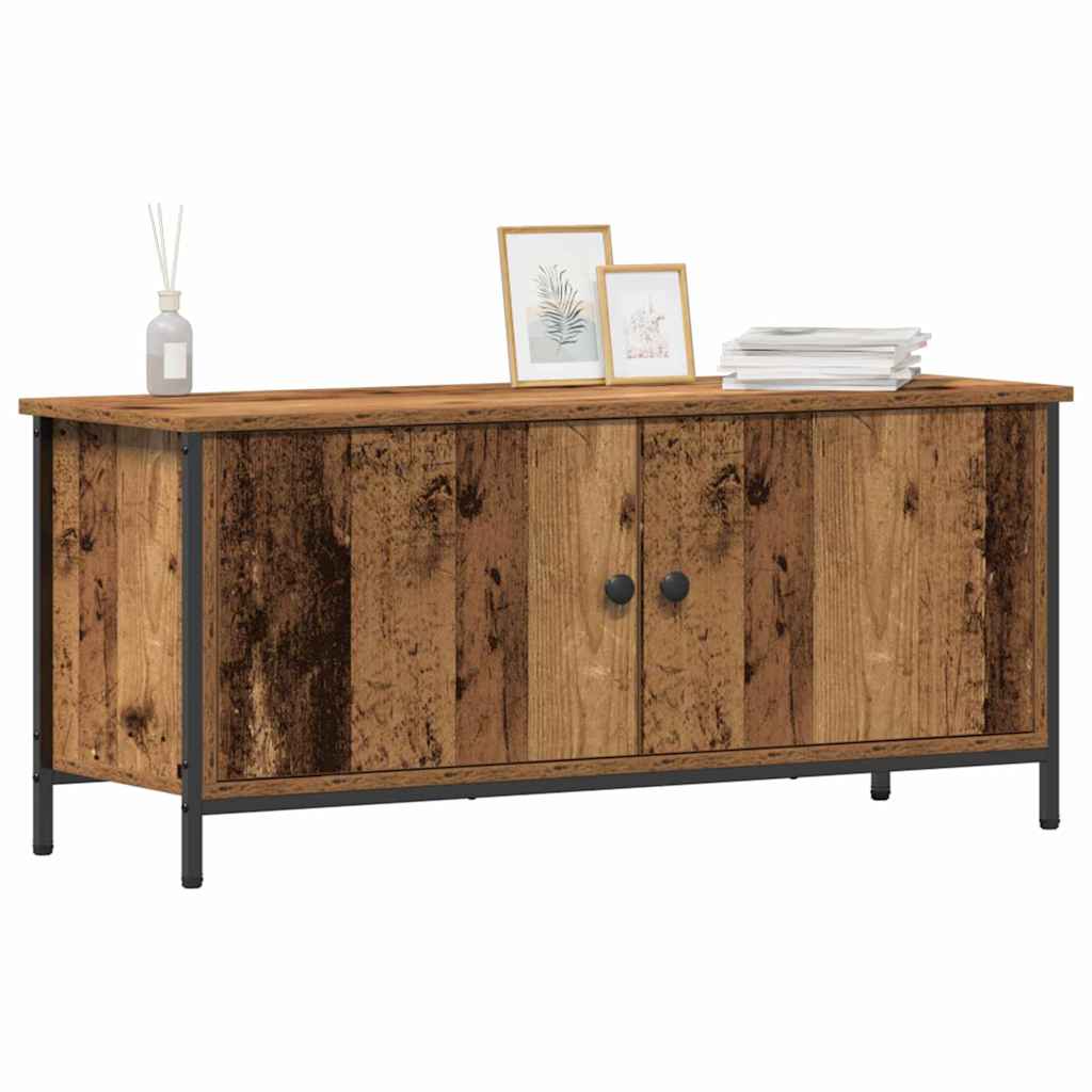 Meuble TV Bois ancien 100 x 35 x 45 cm Bois d'ingénierie - XIOS