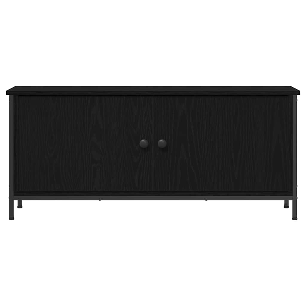 Meuble TV Chêne noir 100 x 35 x 45 cm Bois d'ingénierie - XIOS