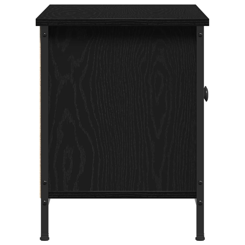 Meuble TV Chêne noir 100 x 35 x 45 cm Bois d'ingénierie - XIOS