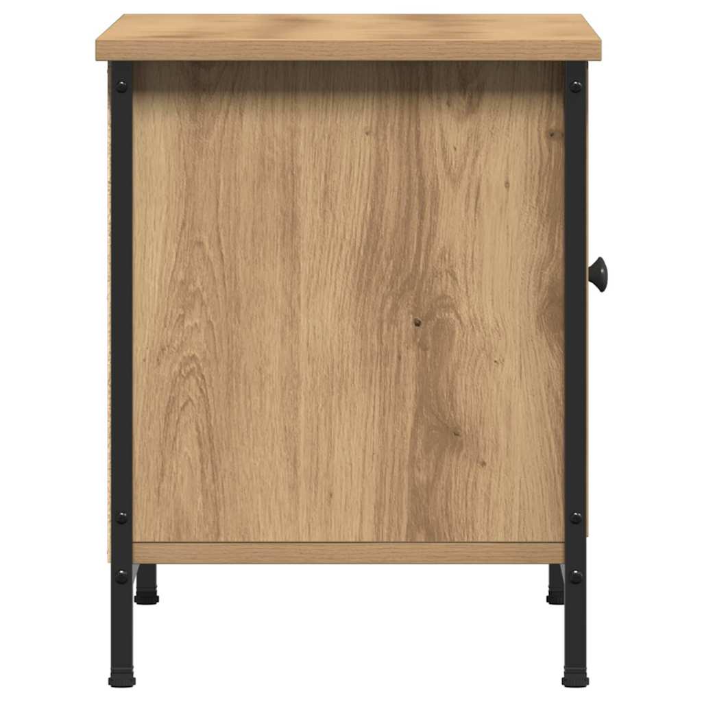Meuble TV chêne artisanal 60 x 35 x 45 cm Bois d'ingénierie - XIOS