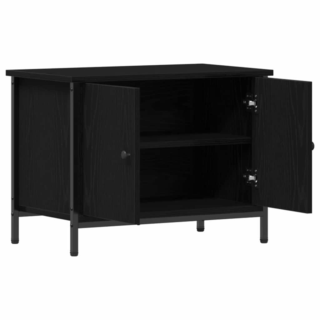 Meuble TV Chêne noir 60 x 35 x 45 cm Bois d'ingénierie - XIOS