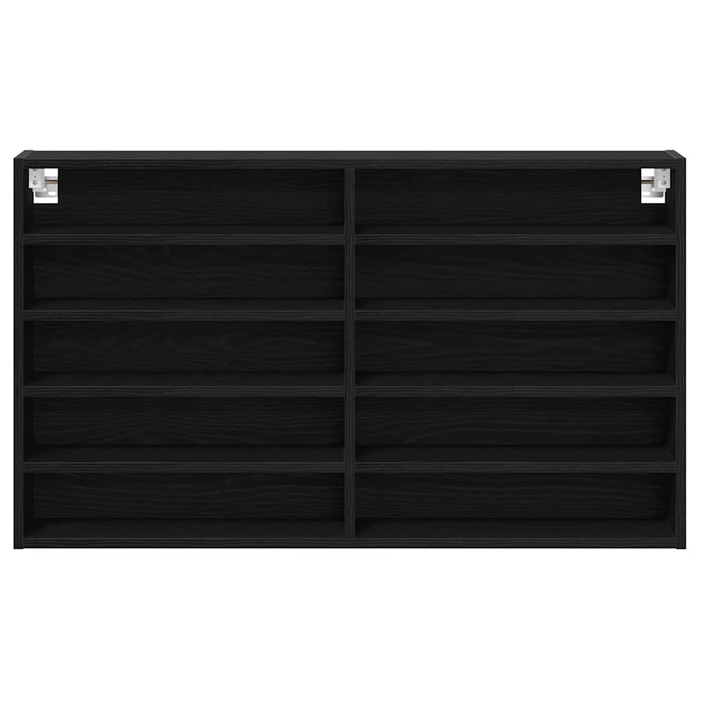 Vitrine Chêne noir 100 x 15 x 58 cm Bois d'ingénierie - XIOS