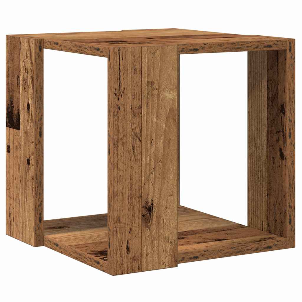 Table basse Bois ancien 32 x 32 x 30 cm Bois d'ingénierie - XIOS