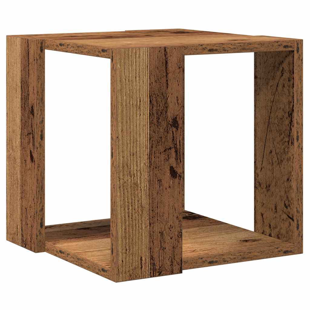 Table basse Bois ancien 32 x 32 x 30 cm Bois d'ingénierie - XIOS