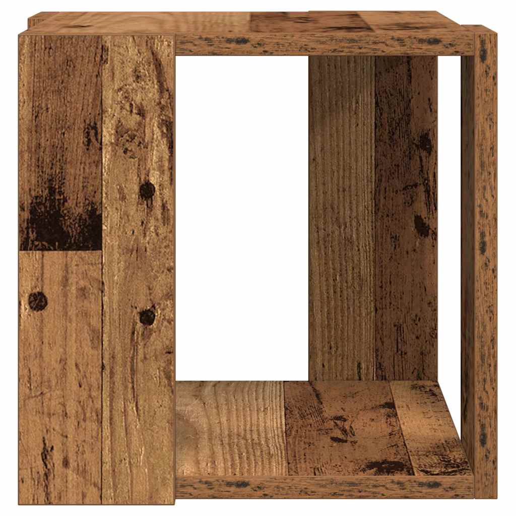 Table basse Bois ancien 32 x 32 x 30 cm Bois d'ingénierie - XIOS