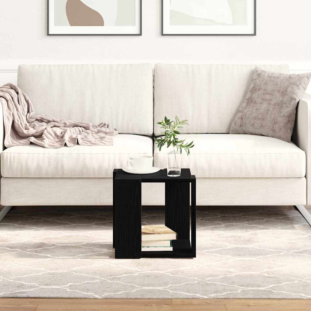 Table basse Chêne noir 32 x 32 x 30 cm Bois d'ingénierie - XIOS