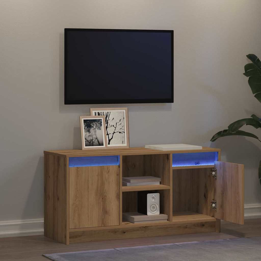 Meuble TV Marron 100 x 34 x 50 cm Bois d'ingénierie - XIOS