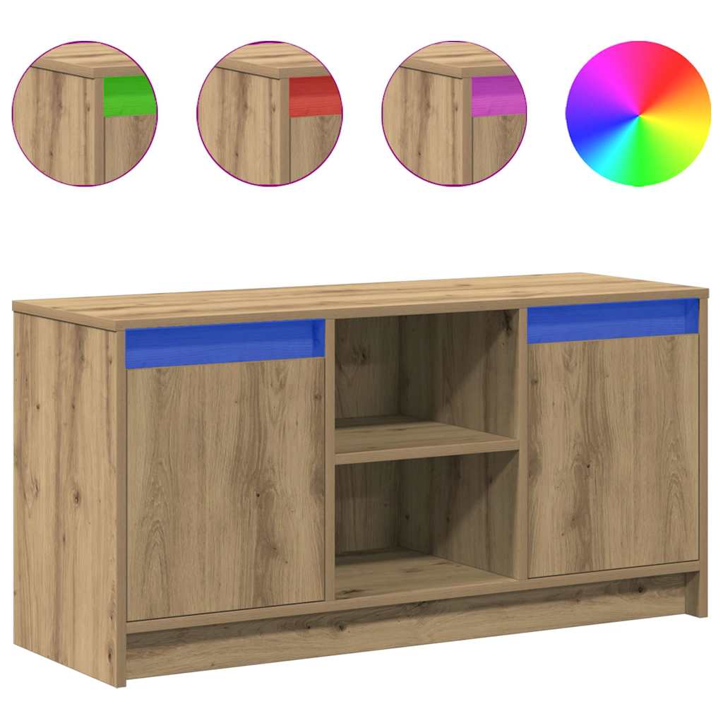 Meuble TV Marron 100 x 34 x 50 cm Bois d'ingénierie - XIOS