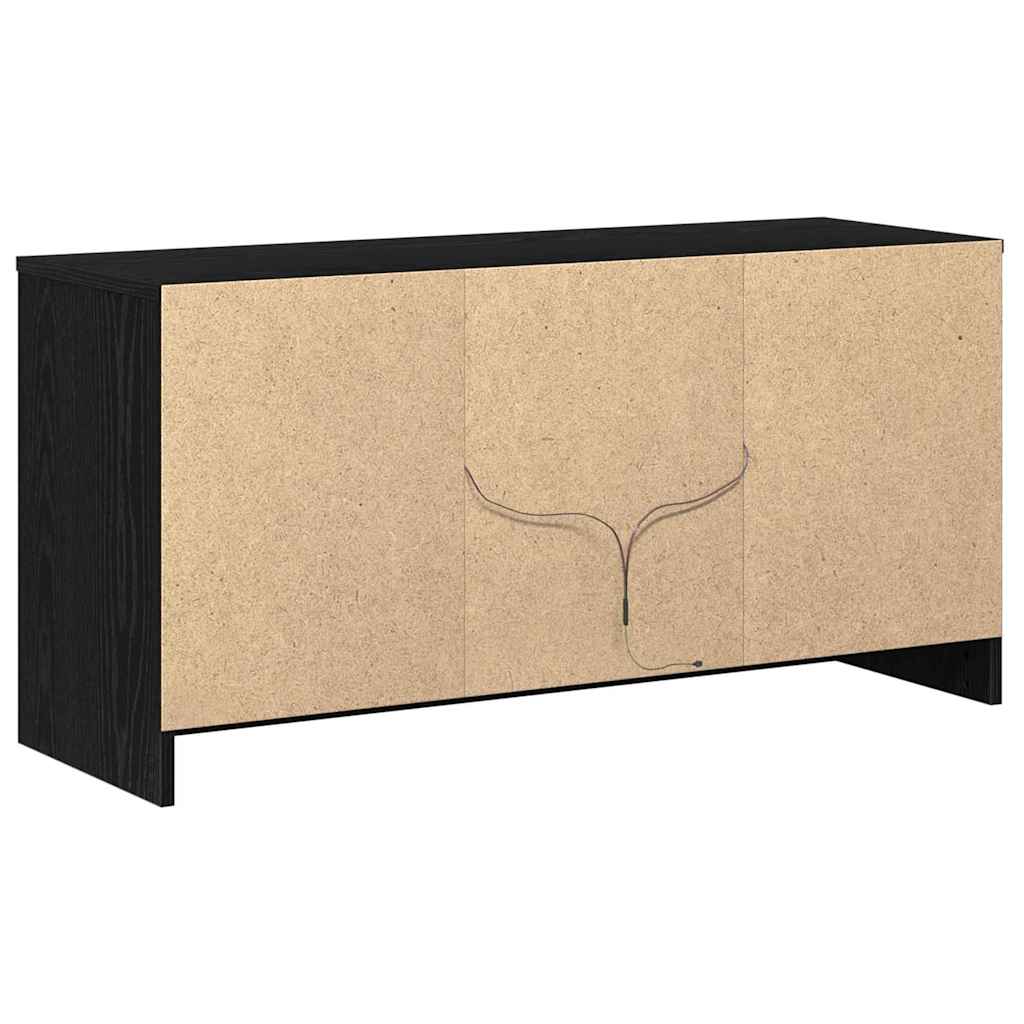 Meuble TV Noir 100 x 34 x 50 cm Bois d'ingénierie - XIOS