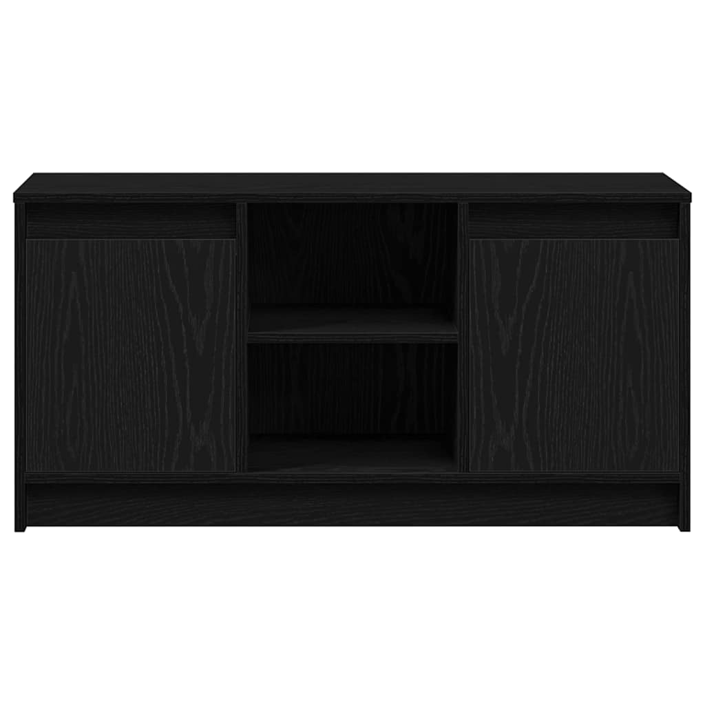 Meuble TV Noir 100 x 34 x 50 cm Bois d'ingénierie - XIOS