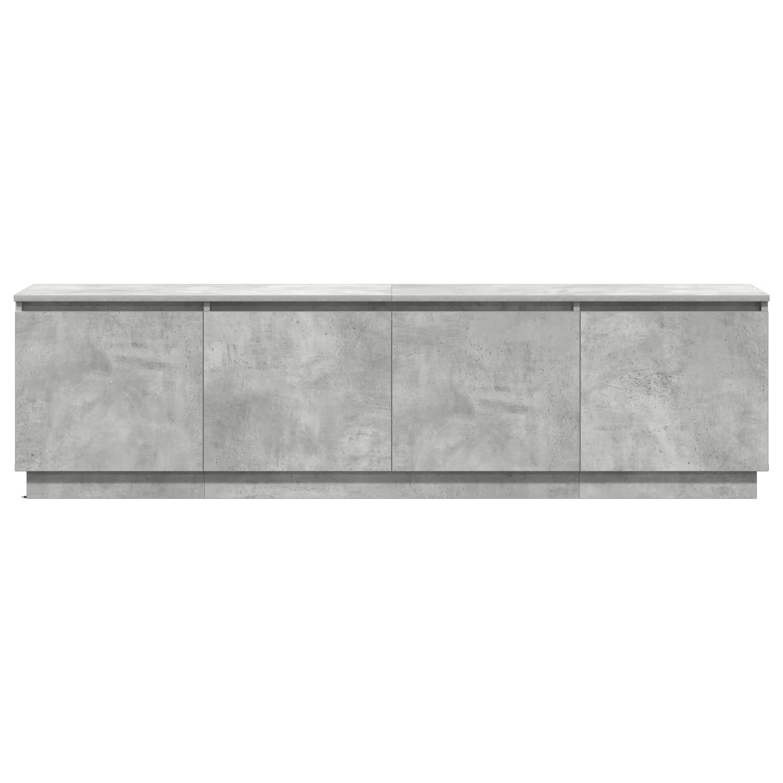 Meuble TV 180 x 38 x 49 cm Gris béton Bois d'ingénierie