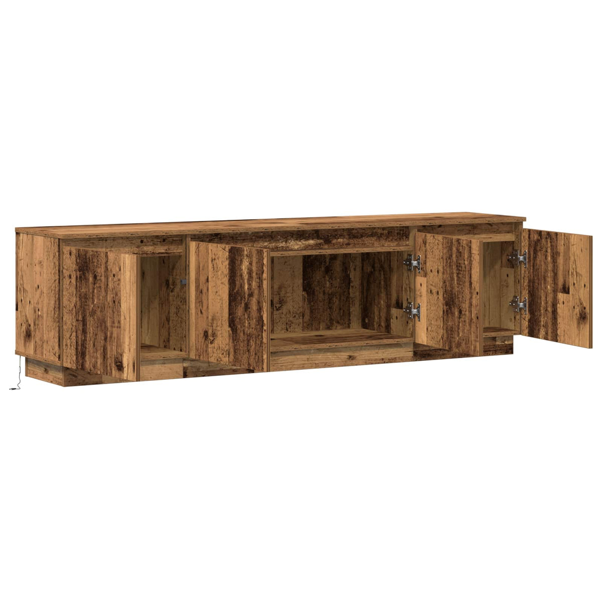 Meuble TV 180 x 38 x 49 cm Bois Ancien Bois d'ingénierie - XIOS