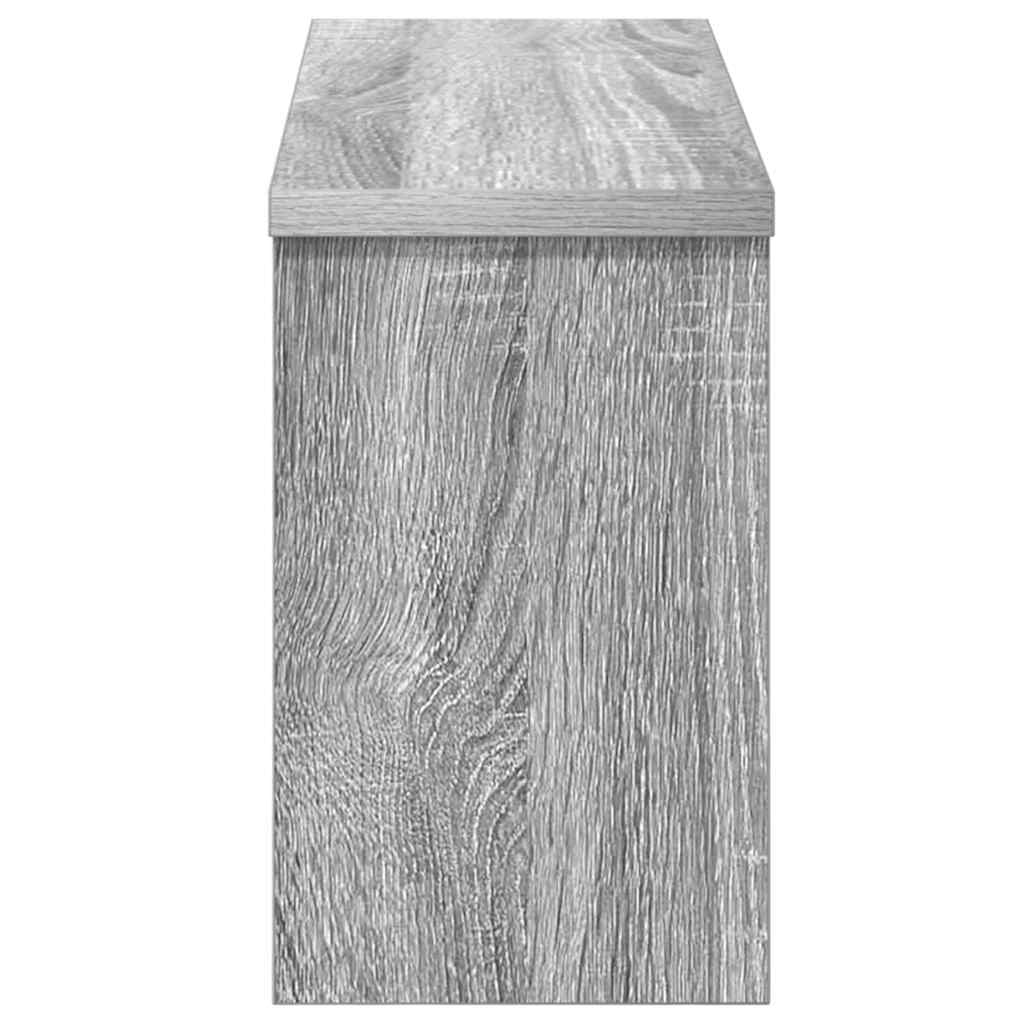 Porte-manteau mural avec étagère Sonoma gris 50 x 16 x 26 cm - XIOS