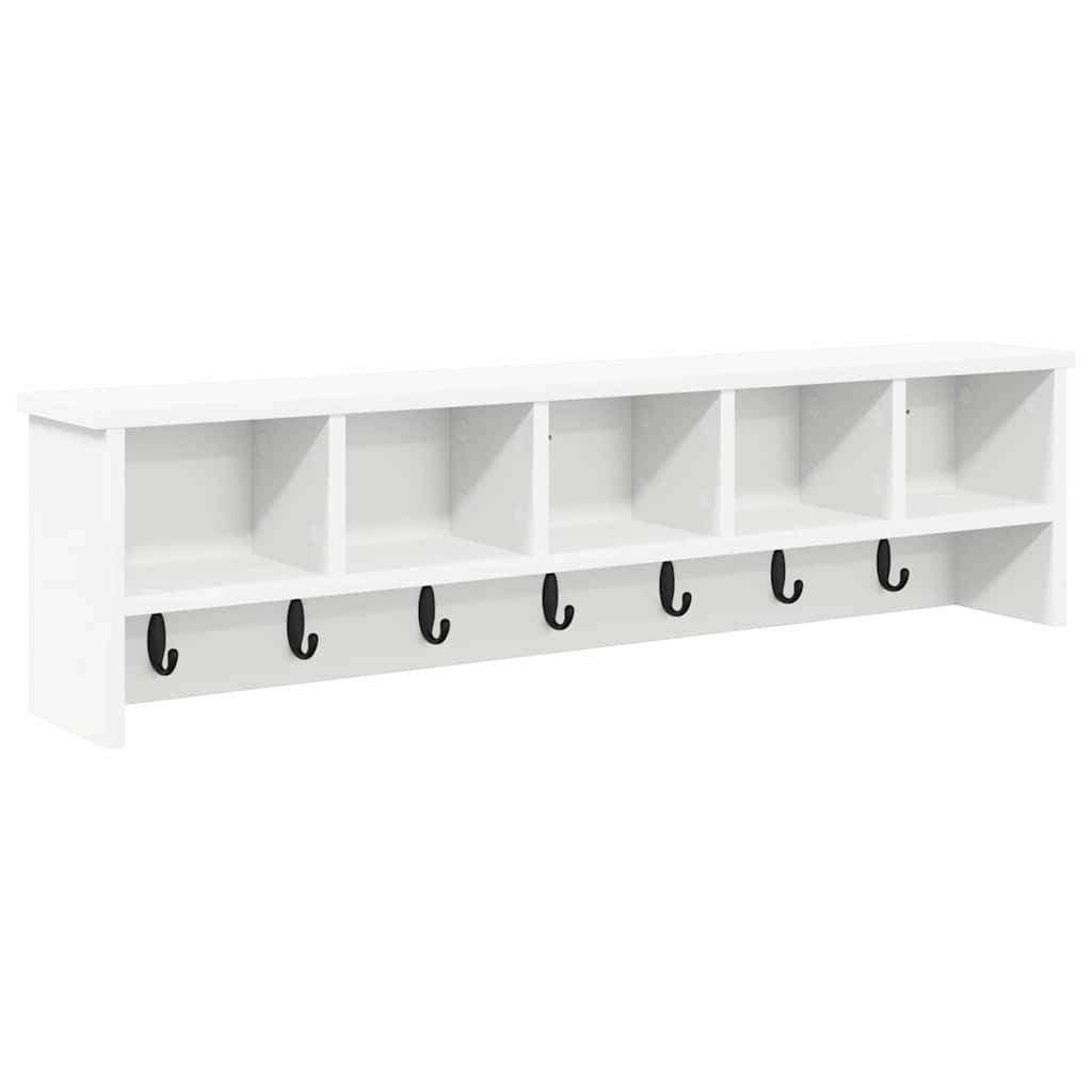 Porte-manteau mural Blanc 100 x 16 x 26 cm Bois d'ingénierie - XIOS