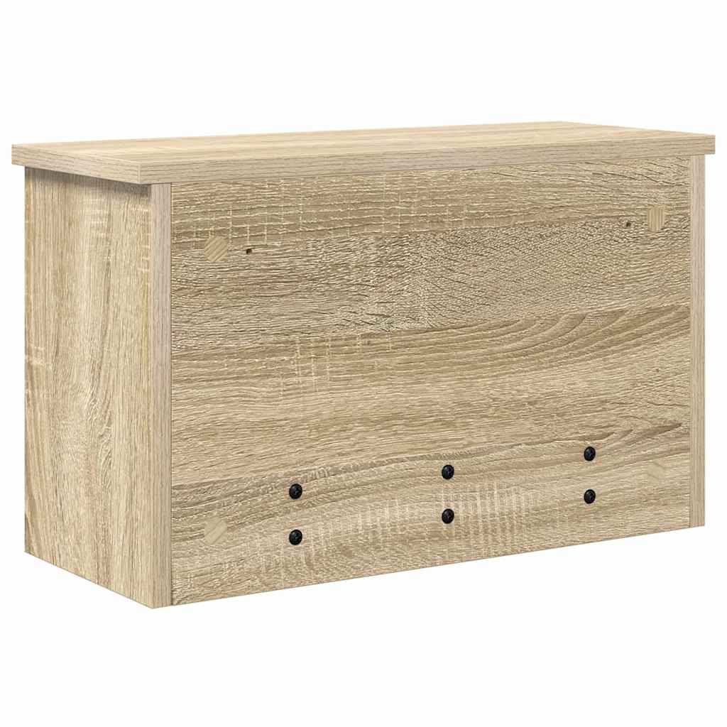 Porte-manteau mural avec étagère Chêne sonoma 50 x 20 x 30 cm - XIOS