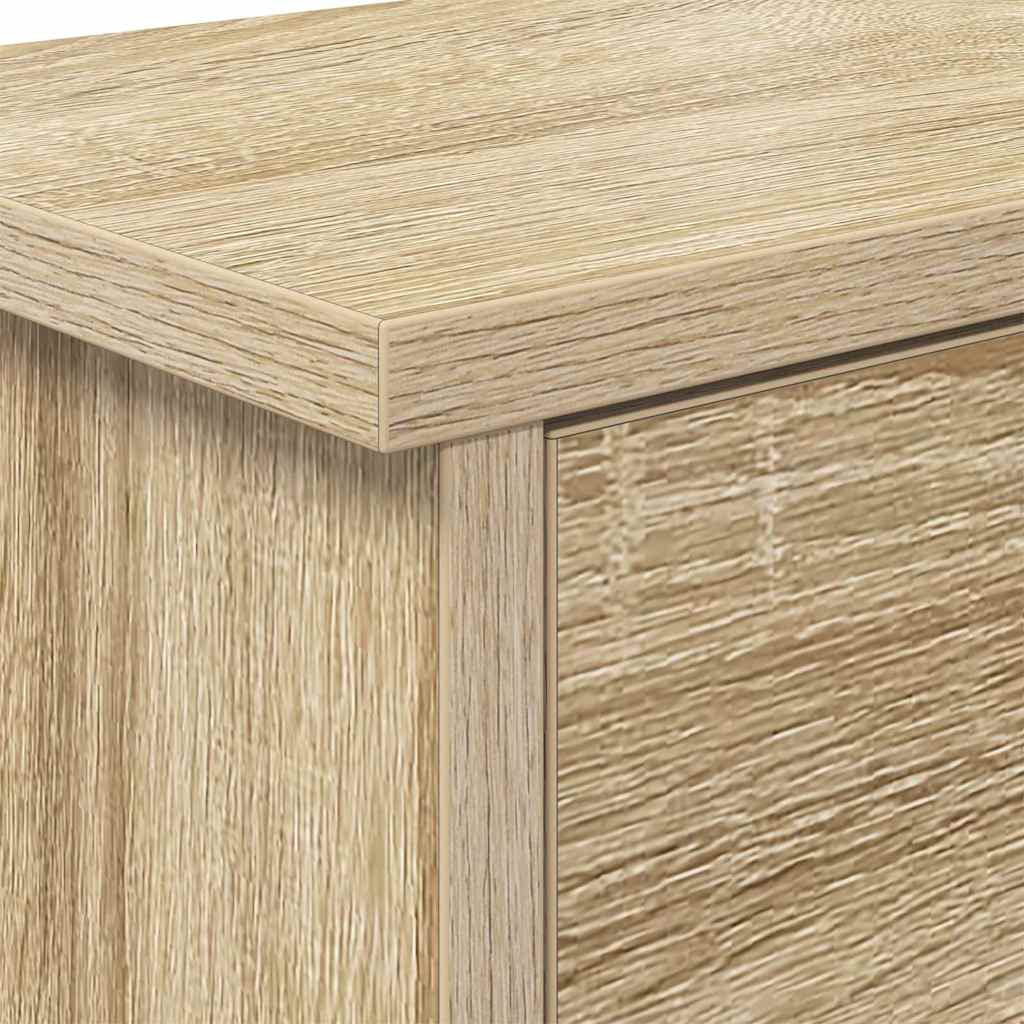 Porte-manteau mural avec étagère Chêne sonoma 80 x 20 x 30 cm - XIOS