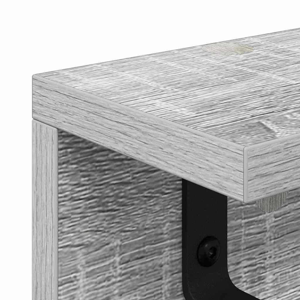 Porte-manteau mural Sonoma gris 60 x 10.5 x 10.5 cm - XIOS