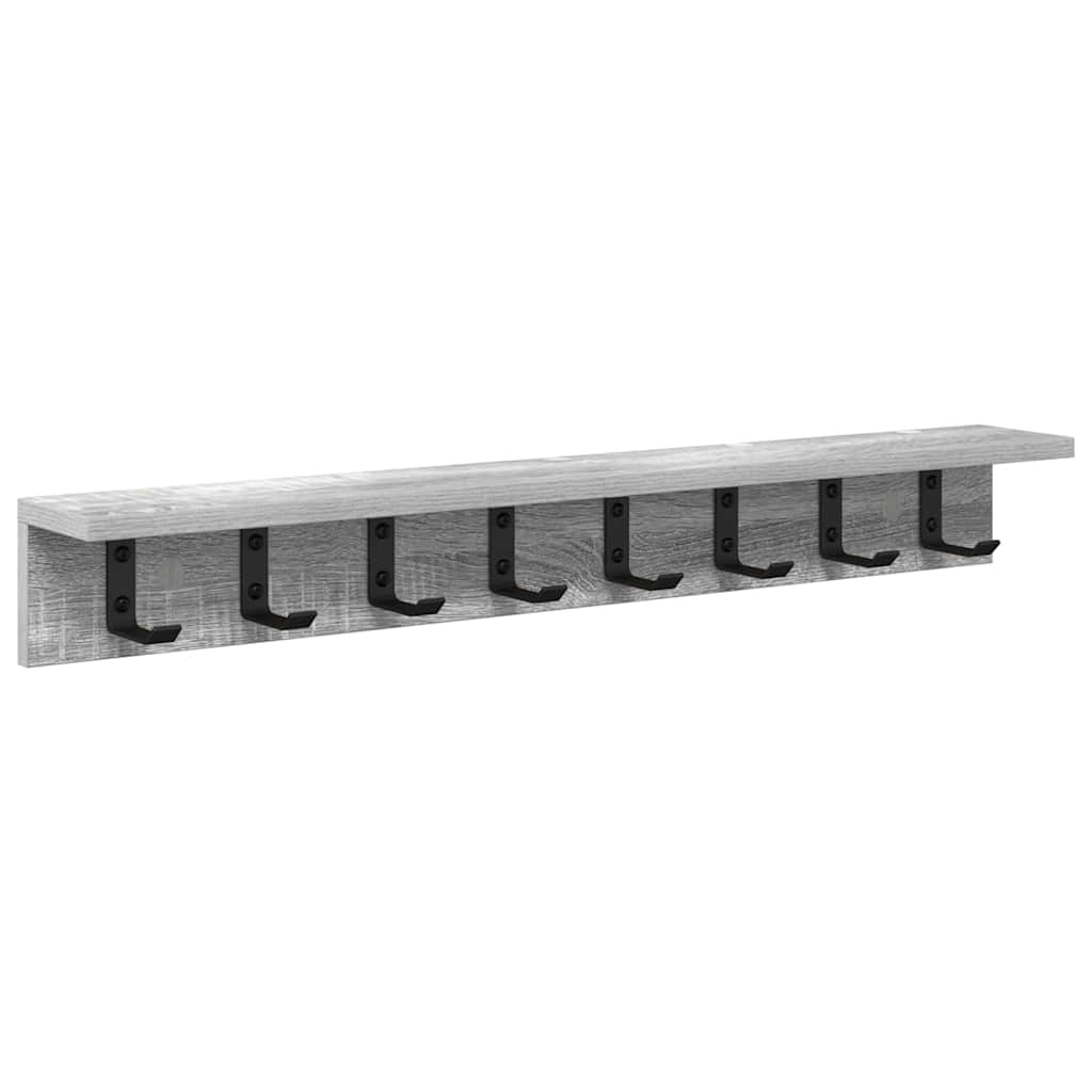 Porte-manteau mural Sonoma gris 80 x 10.5 x 10.5 cm - XIOS