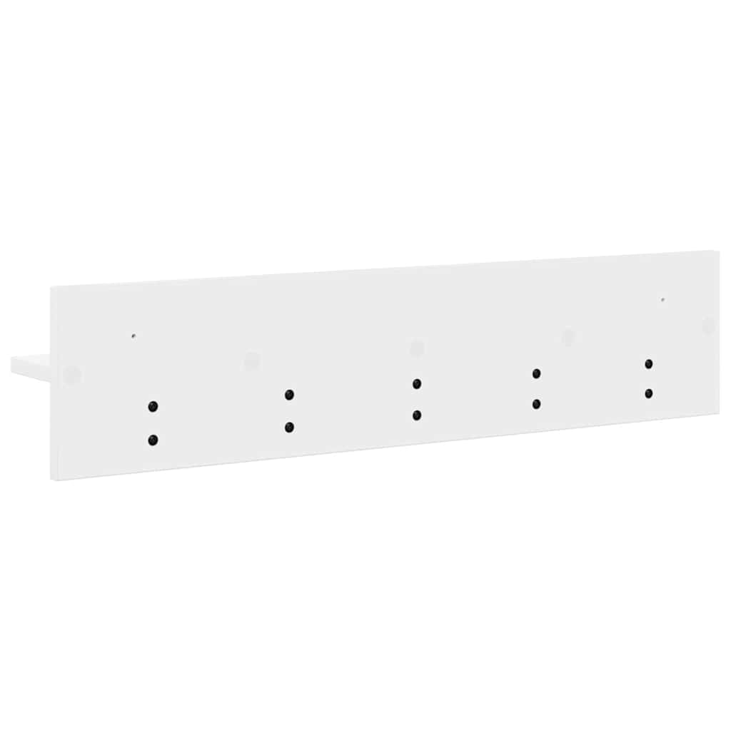 Porte-manteau mural Blanc 80 x 10.5 x 18 cm Bois d'ingénierie - XIOS