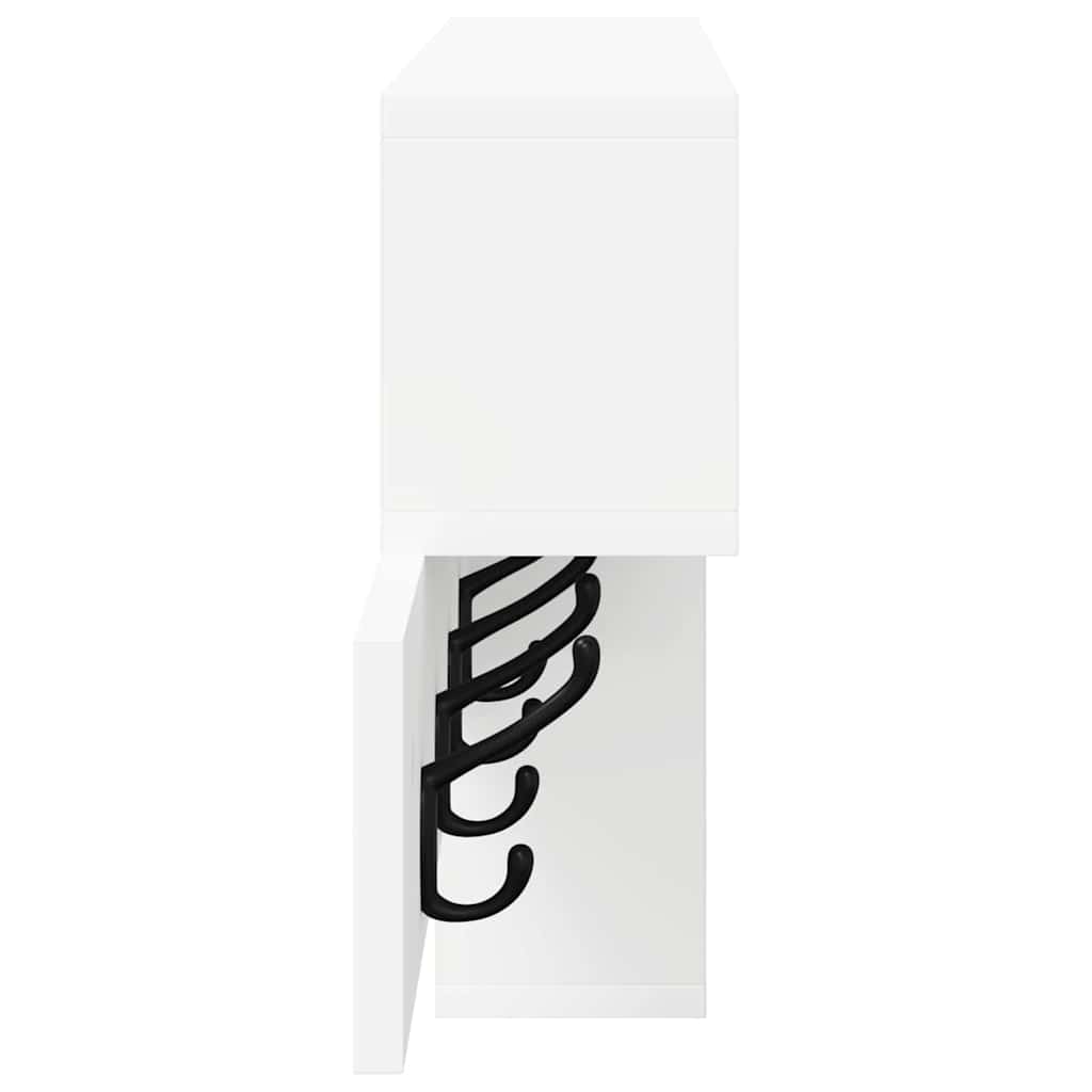 Porte-manteau mural Blanc 100 x 12 x 43,5 cm Bois d'ingénierie - XIOS