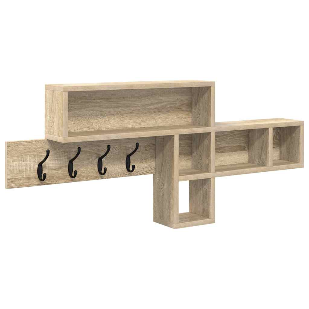 Porte-manteau mural Chêne sonoma 100 x 12 x 43,5 cm - XIOS