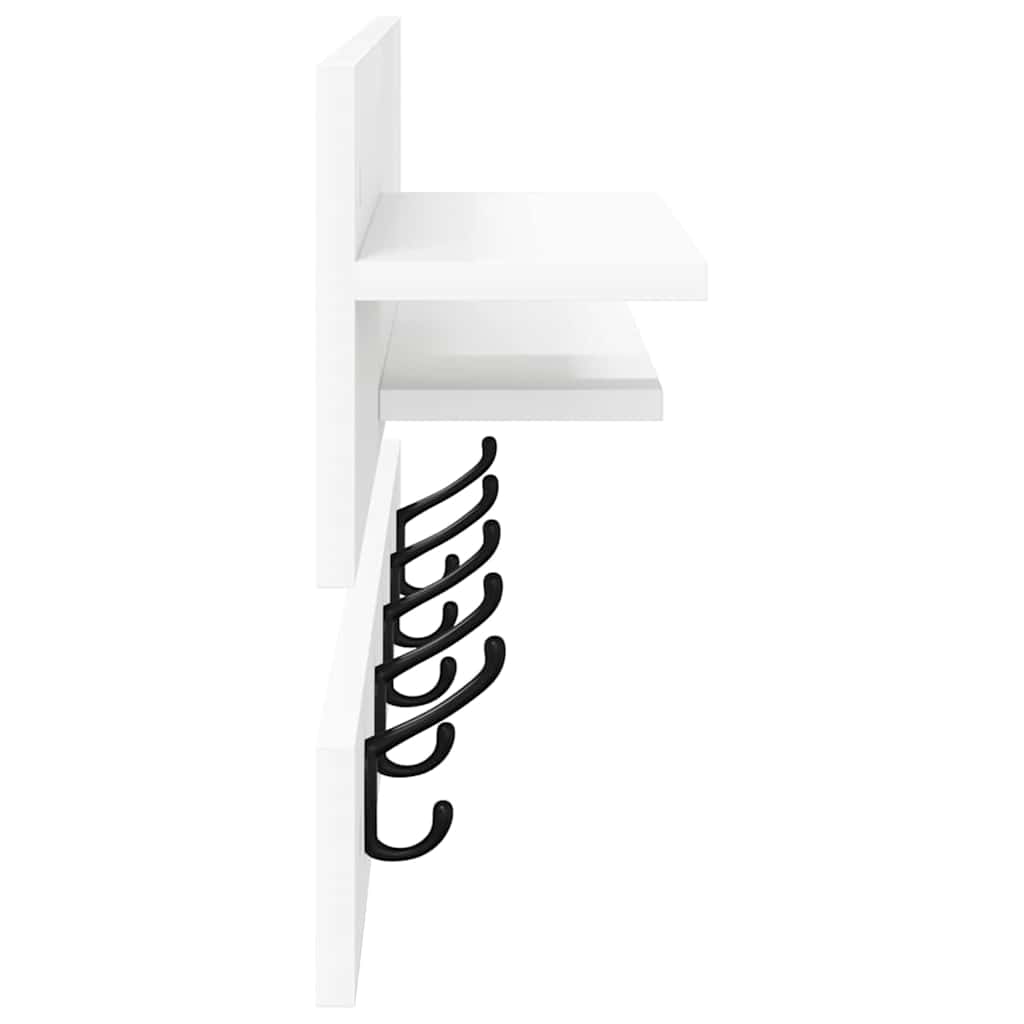 Porte-manteau mural Blanc 90 x 15 x 36 cm Bois d'ingénierie - XIOS