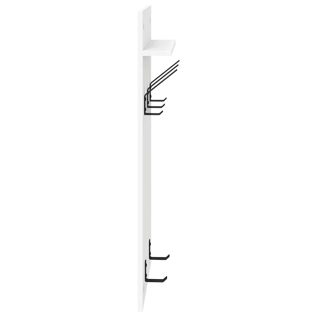 Porte-manteau mural Blanc 90 x 40 x 10 cm Bois d'ingénierie - XIOS