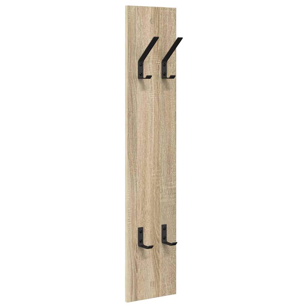 Porte-manteau mural Chêne sonoma 20 x 1.5 x 100 cm - XIOS
