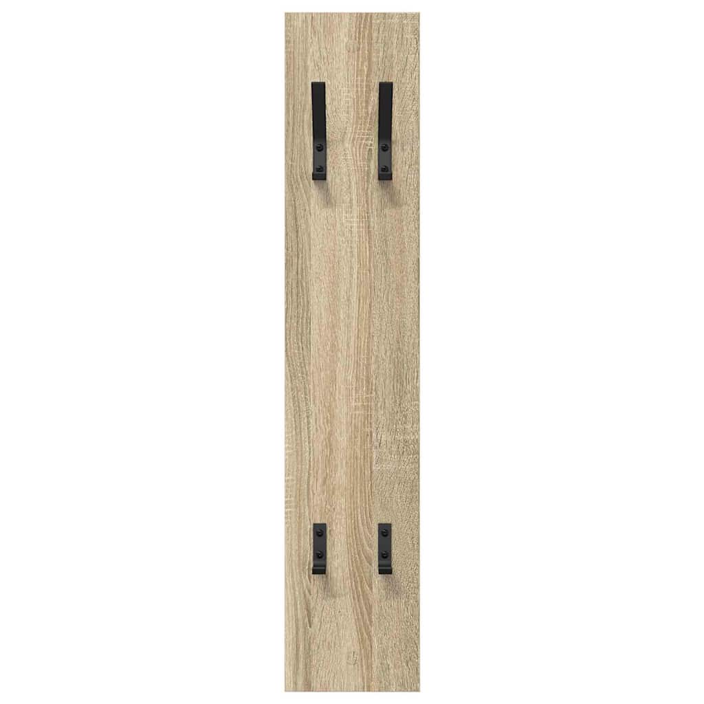 Porte-manteau mural Chêne sonoma 20 x 1.5 x 100 cm - XIOS