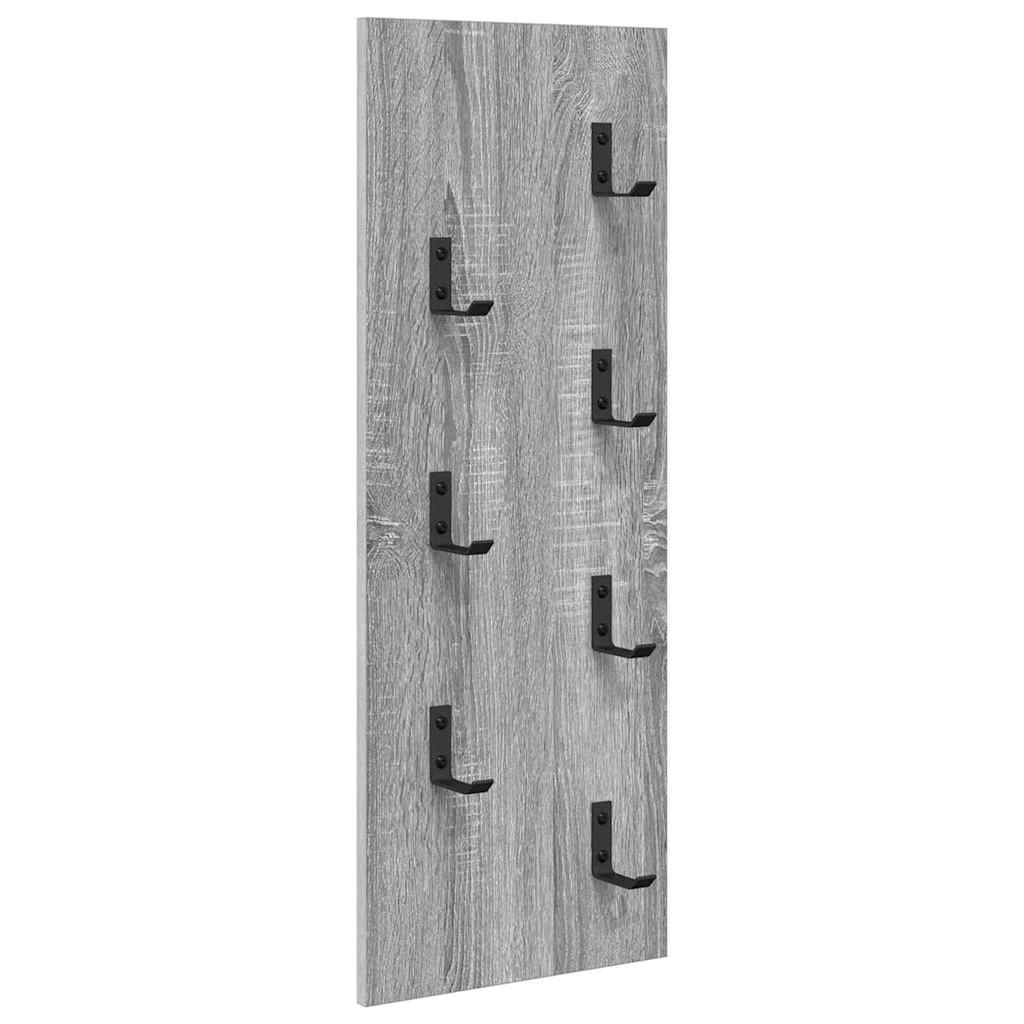 Porte-manteau mural Montage mural Sonoma gris 30 x 1.5 x 80 cm - XIOS