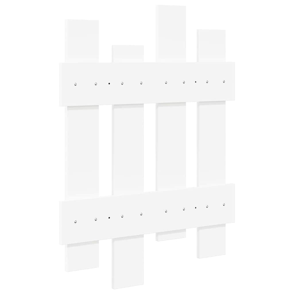 Porte-manteau mural Blanc 60 x 3 x 82 cm Bois d'ingénierie - XIOS