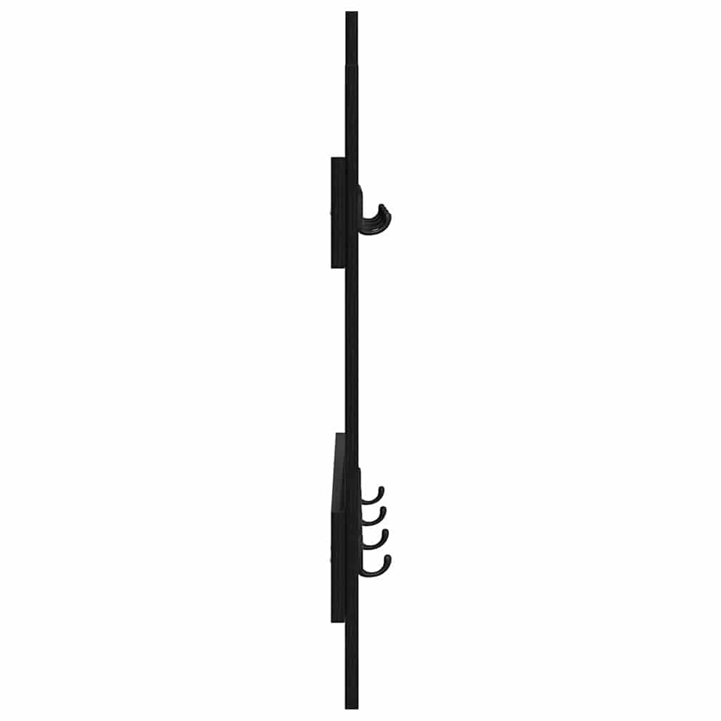 Porte-manteau mural Chêne noir 60 x 3 x 82 cm Bois d'ingénierie - XIOS