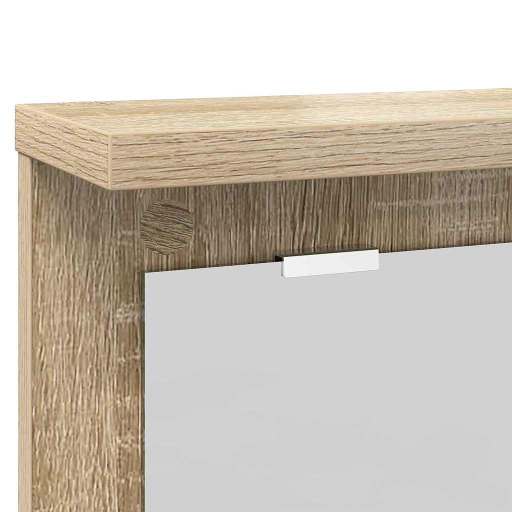 Porte-manteau mural avec étagère Chêne sonoma 85 x 10 x 45 cm - XIOS