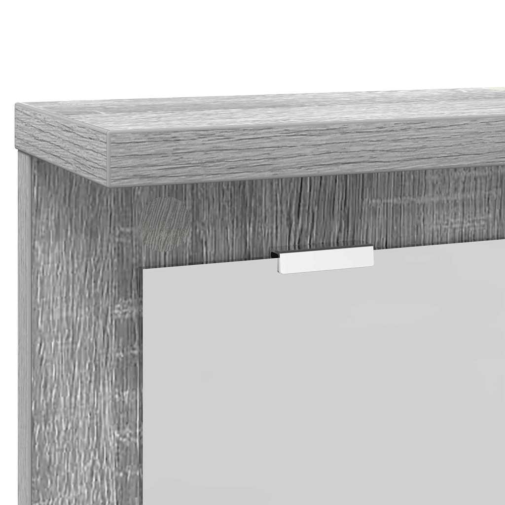 Porte-manteau mural avec étagère Sonoma gris 85 x 10 x 45 cm - XIOS