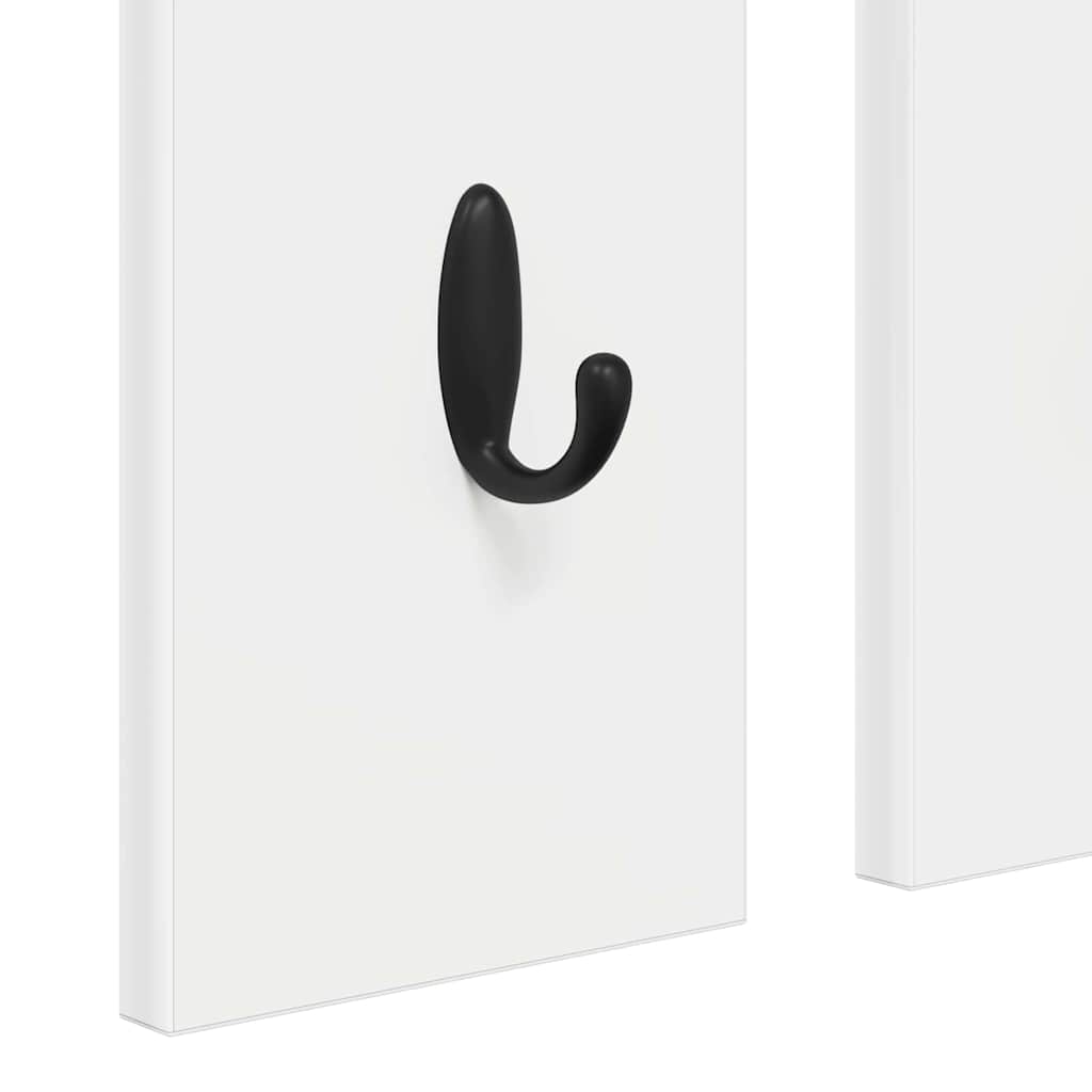 Porte-manteau mural Blanc 84 x 10 x 80 cm Bois d'ingénierie - XIOS