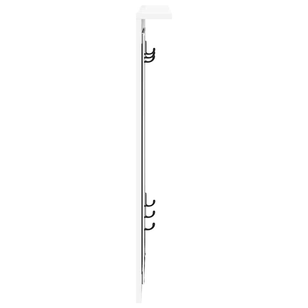 Porte-manteau mural Blanc 84 x 10 x 80 cm Bois d'ingénierie - XIOS