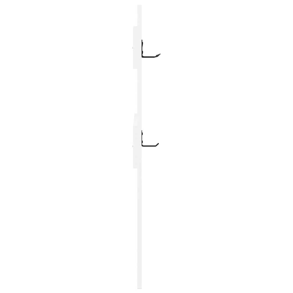 Porte-manteau mural Blanc 65 x 3 x 100 cm Bois d'ingénierie - XIOS