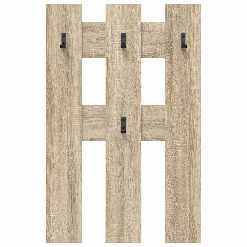 Porte-manteau mural Montage mural Chêne sonoma 65 x 3 x 100 cm - XIOS