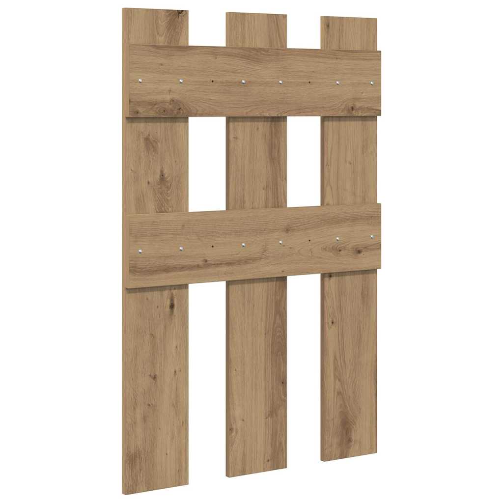 Porte-manteau mural chêne artisanal 65 x 3 x 100 cm - XIOS