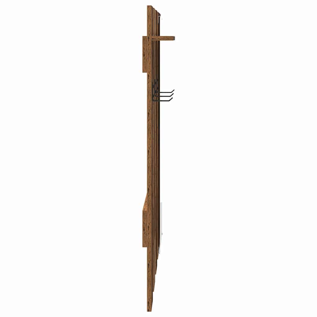 Porte-manteau mural Montage mural Bois ancien 100 x 10 x 100 cm - XIOS