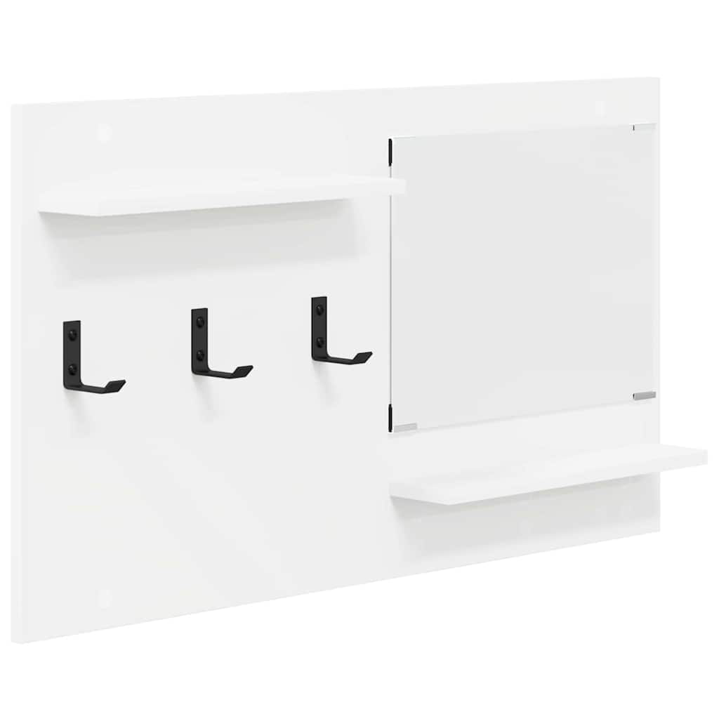 Porte-manteau mural Blanc 90 x 10 x 50 cm Bois d'ingénierie - XIOS