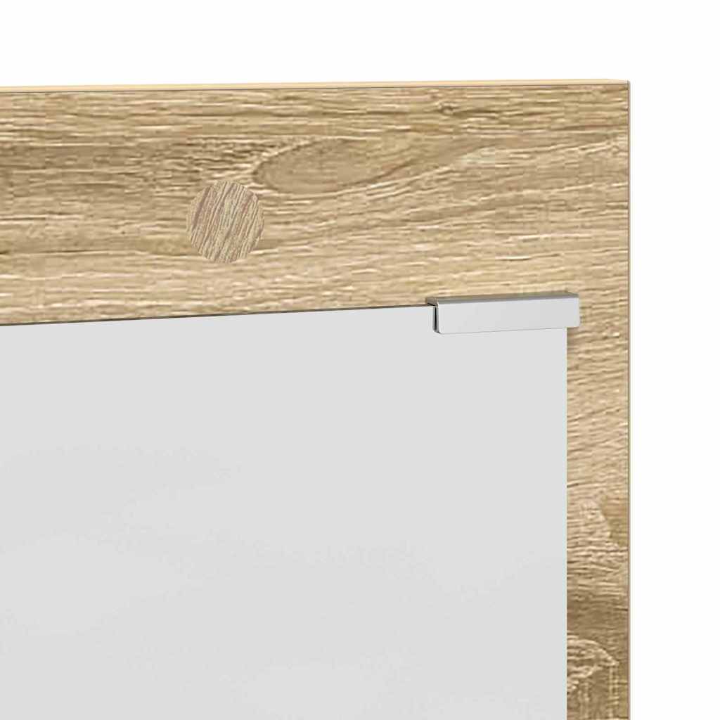 Porte-manteau mural avec étagère Chêne sonoma 90 x 10 x 50 cm - XIOS