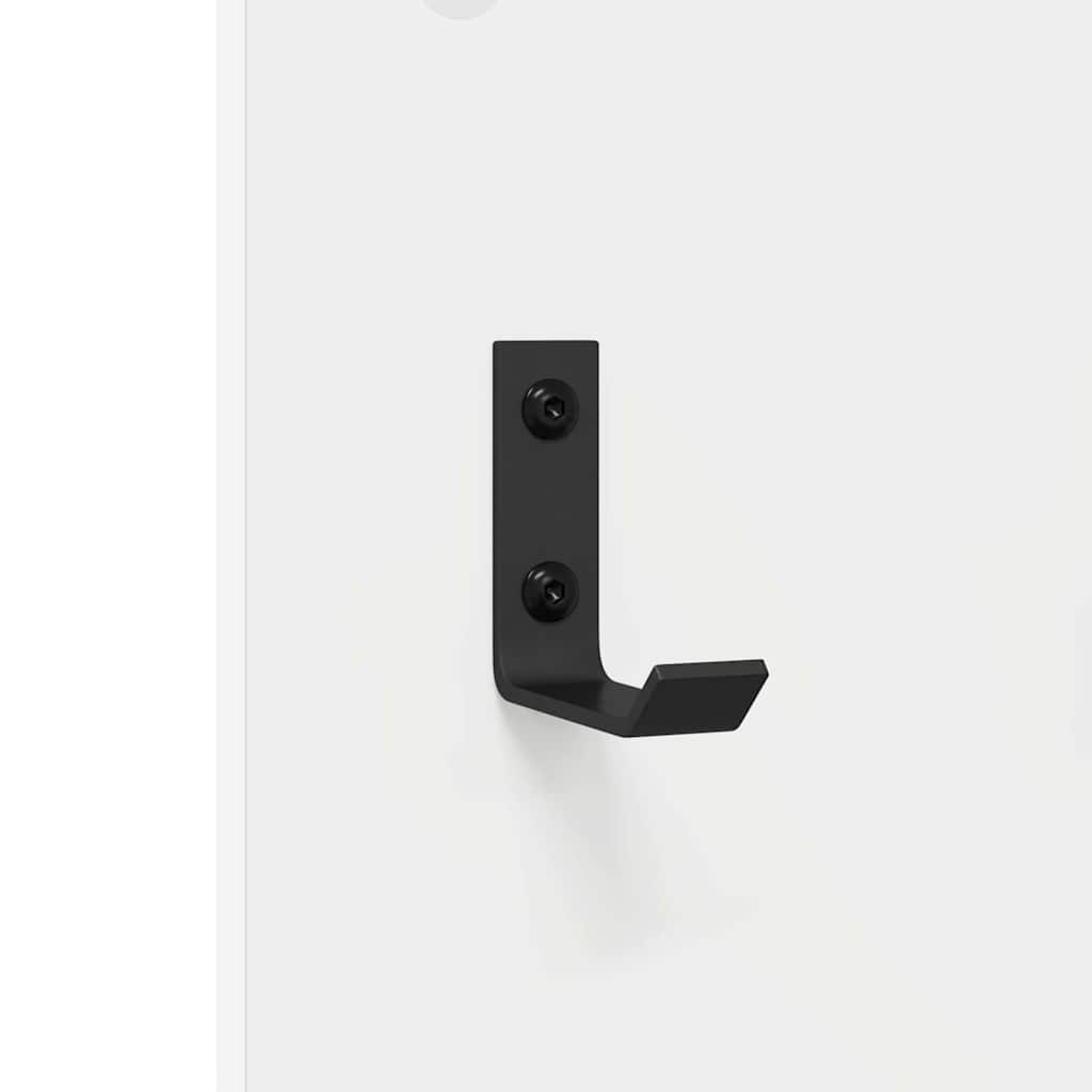 Porte-manteau mural Blanc 96 x 1,5 x 90 cm Bois d'ingénierie - XIOS