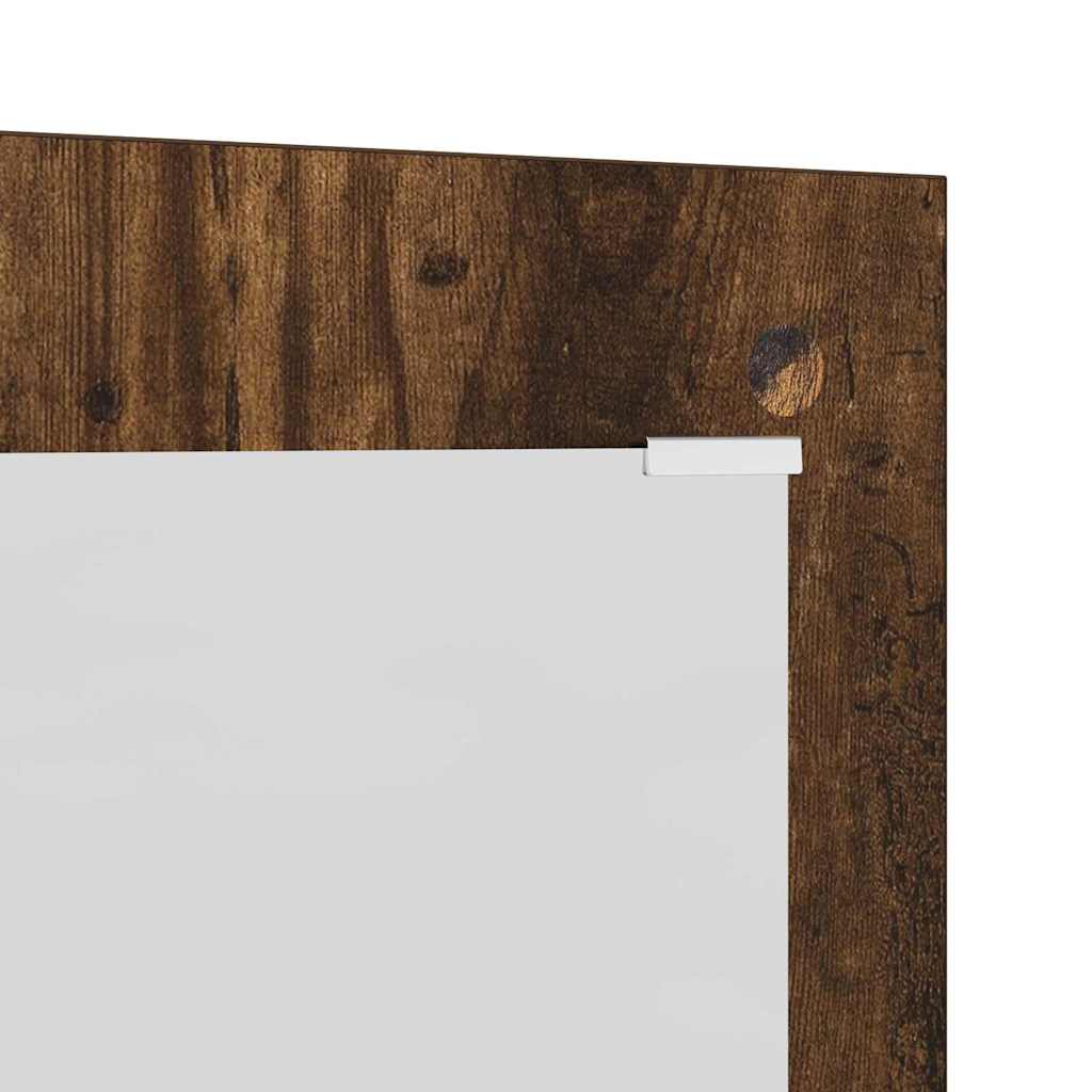 Porte-manteau mural Montage mural Chêne fumé 96 x 1,5 x 90 cm - XIOS