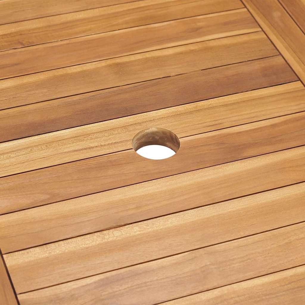Ensemble de salle à manger pour jardin 5 pcs Naturel - XIOS