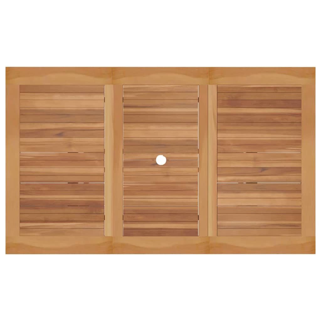 Ensemble de salle à manger pour jardin 5 pcs Naturel - XIOS