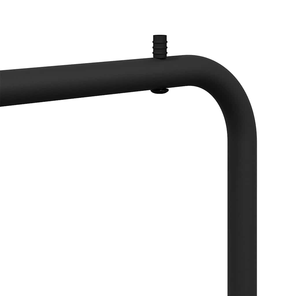 Porte-vêtements avec étagère Noir 100 x 56 x 154 cm Acier - XIOS