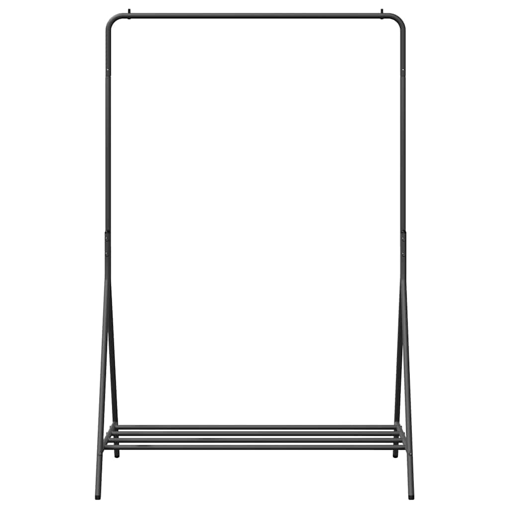 Porte-vêtements avec étagère Noir 100 x 56 x 154 cm Acier - XIOS