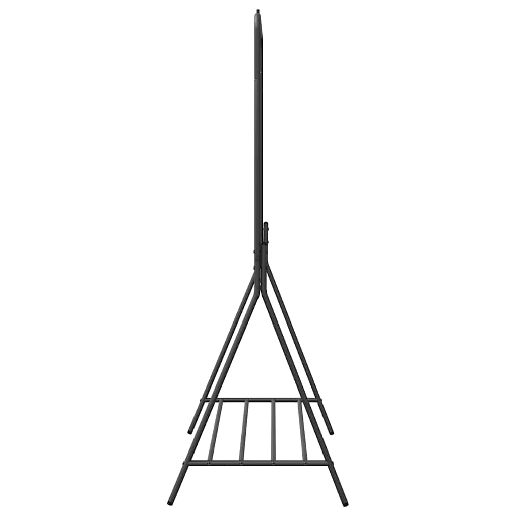 Porte-vêtements avec étagère Noir 100 x 56 x 154 cm Acier - XIOS