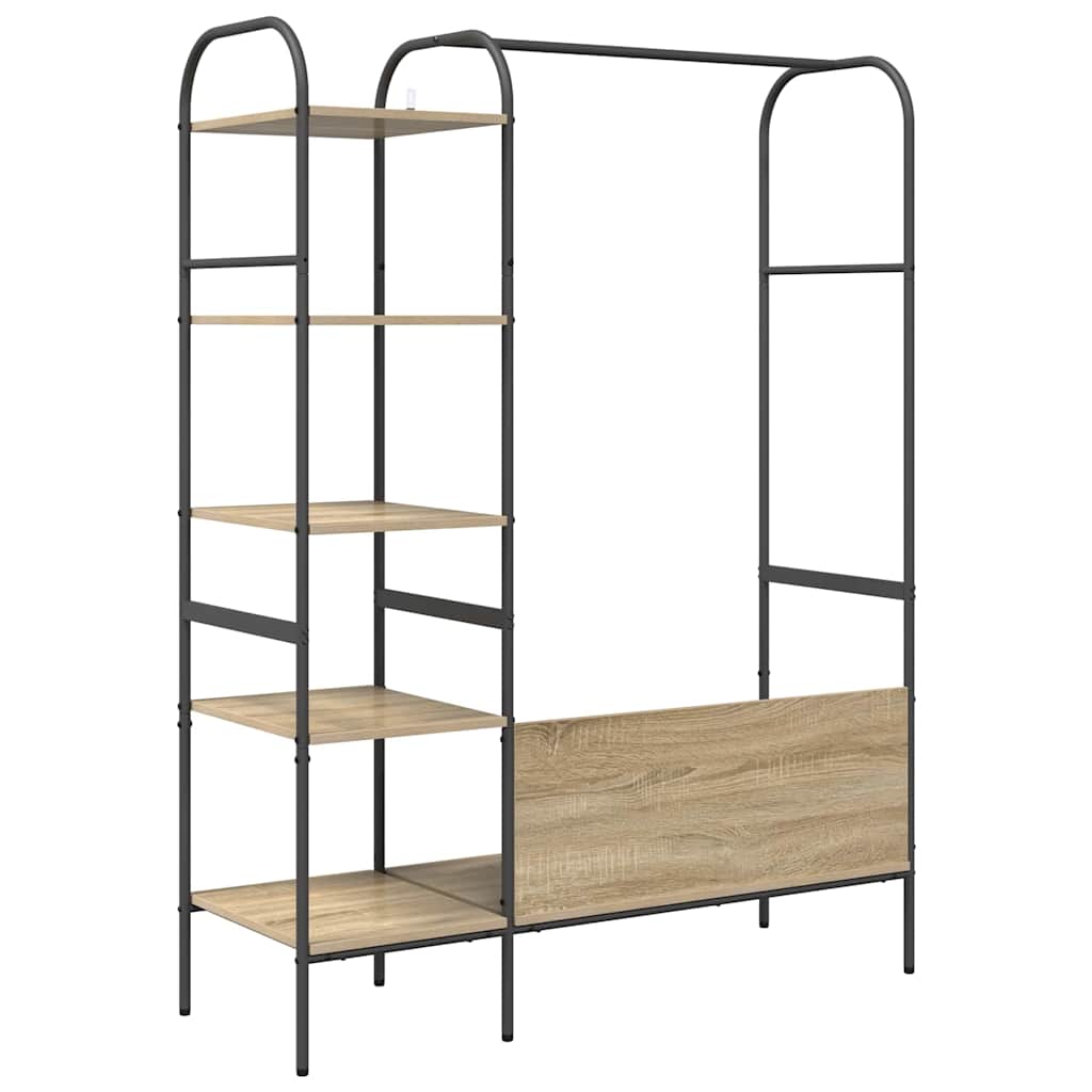 Porte-vêtements Marron 120 x 44 x 160 cm Bois d'ingénierie - XIOS